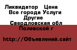 Ликвидатор › Цена ­ 1 - Все города Услуги » Другие   . Свердловская обл.,Полевской г.